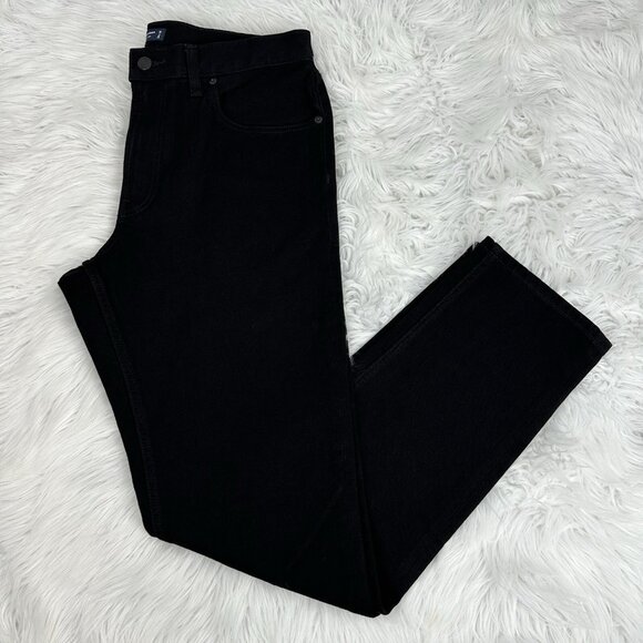 Everlane Uniform Men’s NWT Black The Slim 4-Way Stretch Designer Jean W34/L32 - Picture 2 of 11